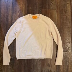 Guest in Residence Cream Cashmere Sweater